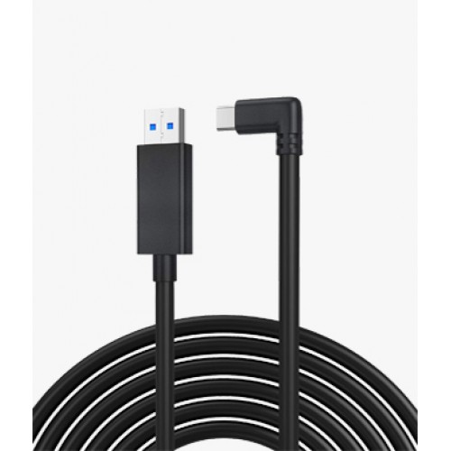 KIWI design Link Cable 16 Feet (5 Meters) for Oculus Quest 2, High Speed Data Transfer USB 3.2 Gen 1 Type-C Cable Compatible for Oculus Quest 1 and Quest 2 to a Gaming PC, Black